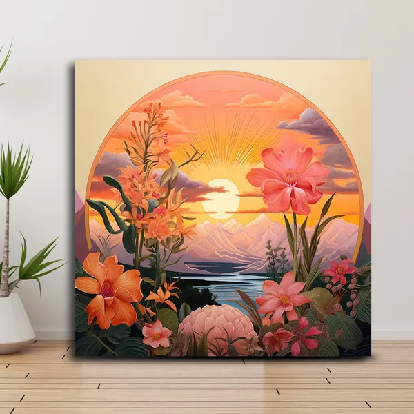 Wooden_Wall_Art_Canvas_Painting_With_Engineered_Wood_Frame
