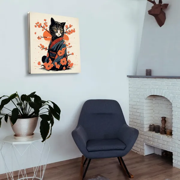 Wooden_Wall_Art_Canvas_Painting_With_Engineered_Wood_Frame