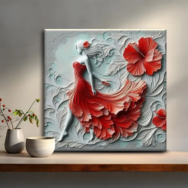 Wooden_Wall_Art_Canvas_Painting_With_Engineered_Wood_Frame