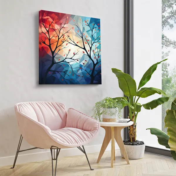 Wooden_Wall_Art_Canvas_Painting_With_Engineered_Wood_Frame
