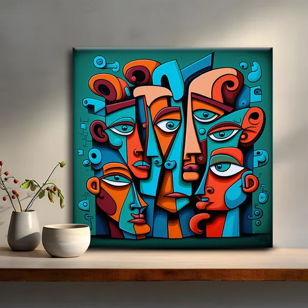 Wooden_Wall_Art_Canvas_Painting_With_Engineered_Wood_Frame