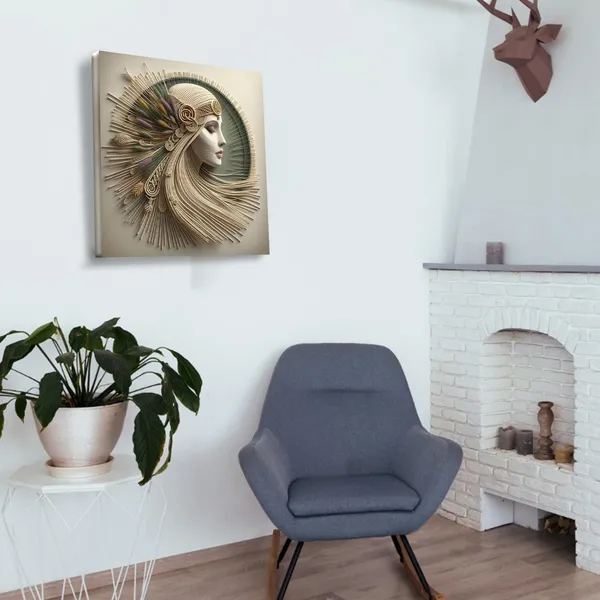 Wall_Art_Canvas_Painting_With_Wooden_Frame
