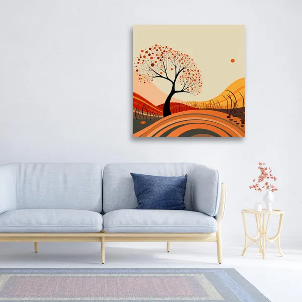 Wooden_Wall_Art_Canvas_Painting_With_Engineered_Wood_Frame
