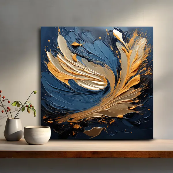 Wooden_Wall_Art_Canvas_Painting_With_Engineered_Wood_Frame