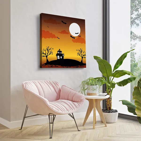 Wooden_Wall_Art_Canvas_Painting_With_Engineered_Wood_Frame