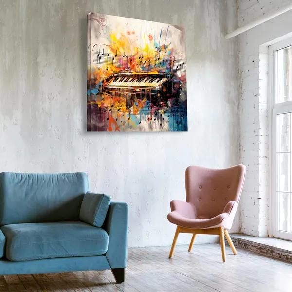 Wooden_Wall_Art_Canvas_Painting_With_Engineered_Wood_Frame