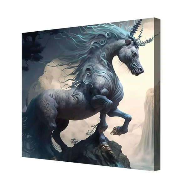 Wooden_Wall_Art_Canvas_Painting_With_Engineered_Wood_Frame