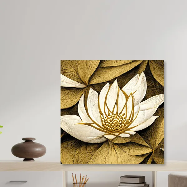 Wooden_Wall_Art_Canvas_Painting_With_Engineered_Wood_Frame