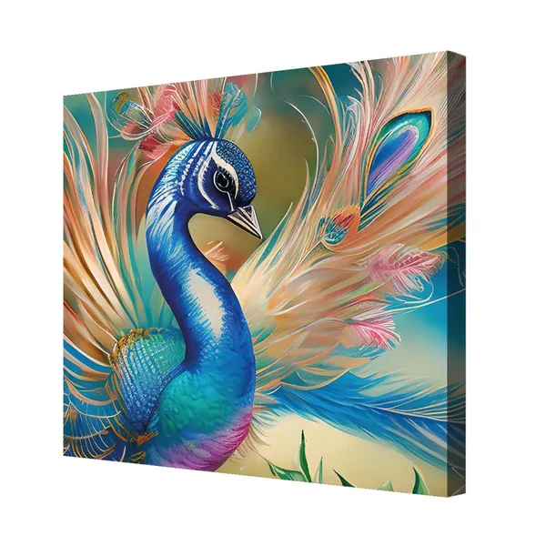 Wooden_Wall_Art_Canvas_Painting_With_Engineered_Wood_Frame