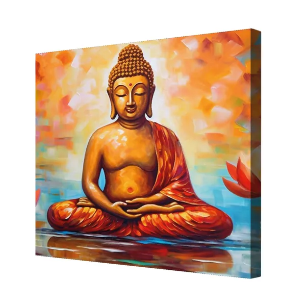 Wooden_Wall_Art_Canvas_Painting_With_Engineered_Wood_Frame