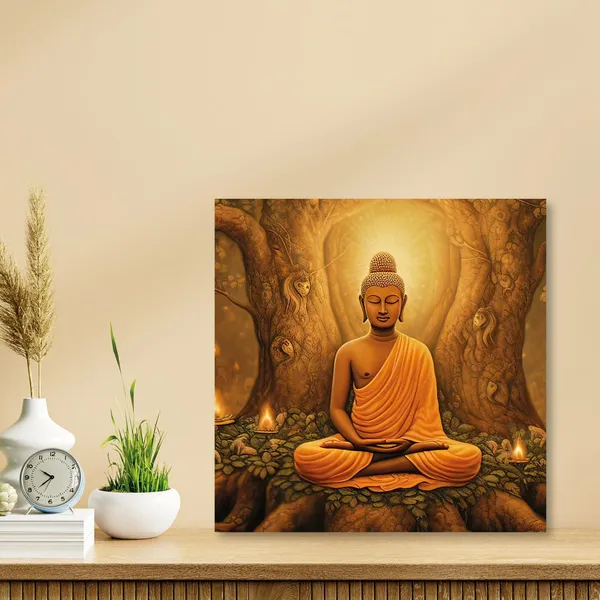 Wooden_Wall_Art_Canvas_Painting_With_Engineered_Wood_Frame