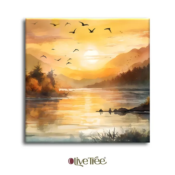 Wooden_Wall_Art_Canvas_Painting_With_Engineered_Wood_Frame