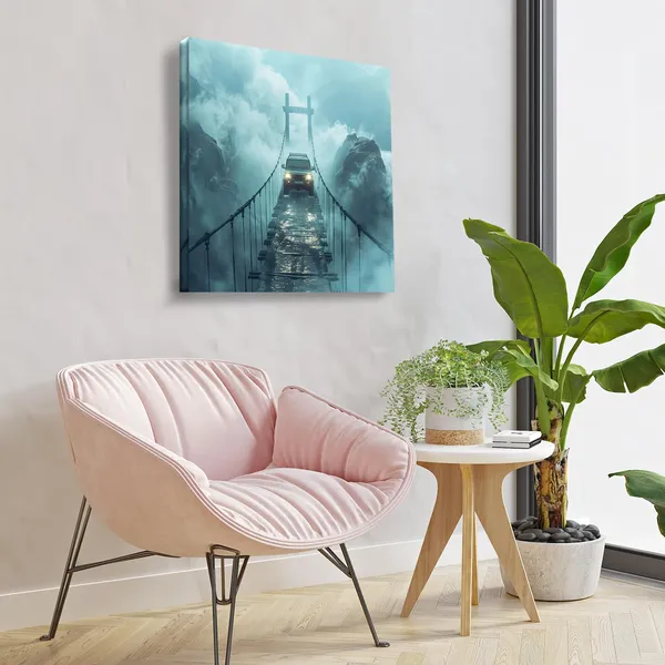 Wooden_Wall_Art_Canvas_Painting_With_Engineered_Wood_Frame