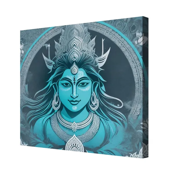 Wooden_Wall_Art_Canvas_Painting_With_Engineered_Wood_Frame