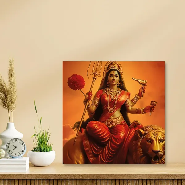 Wooden_Wall_Art_Canvas_Painting_With_Engineered_Wood_Frame