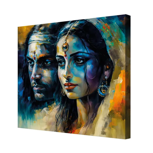 Wooden_Wall_Art_Canvas_Painting_With_Engineered_Wood_Frame