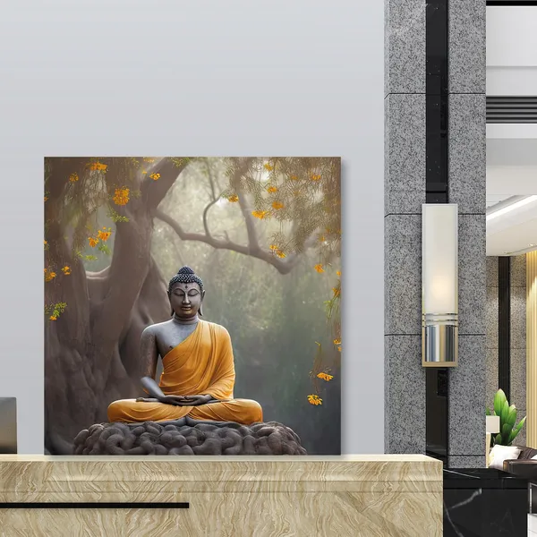 Wooden_Wall_Art_Canvas_Painting_With_Engineered_Wood_Frame