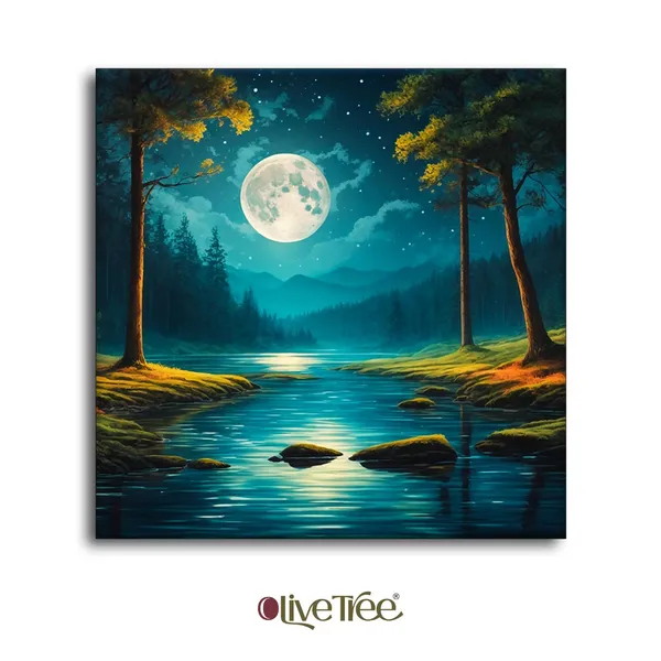 Wooden_Wall_Art_Canvas_Painting_With_Engineered_Wood_Frame
