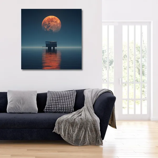 Wooden_Wall_Art_Canvas_Painting_With_Engineered_Wood_Frame