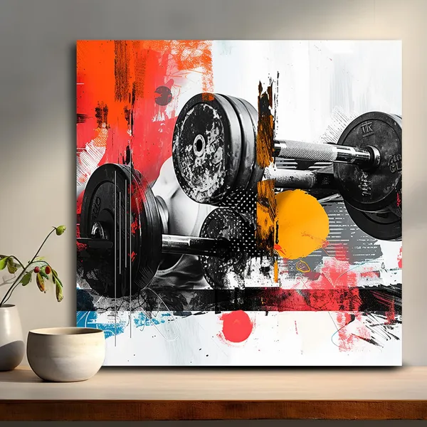 Wooden_Wall_Art_Canvas_Painting_With_Engineered_Wood_Frame