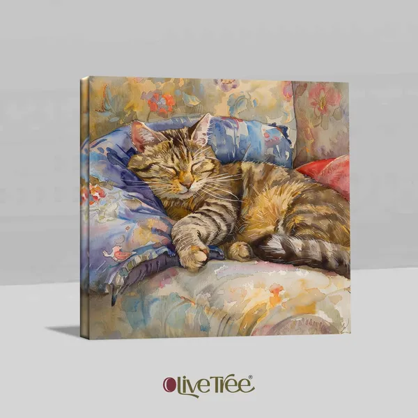 Wooden_Wall_Art_Canvas_Painting_With_Engineered_Wood_Frame