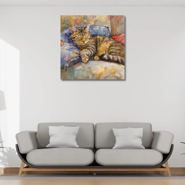 Wooden_Wall_Art_Canvas_Painting_With_Engineered_Wood_Frame