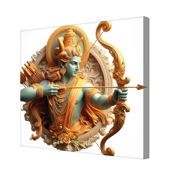 Wooden_Wall_Art_Canvas_Painting_With_Engineered_Wood_Frame
