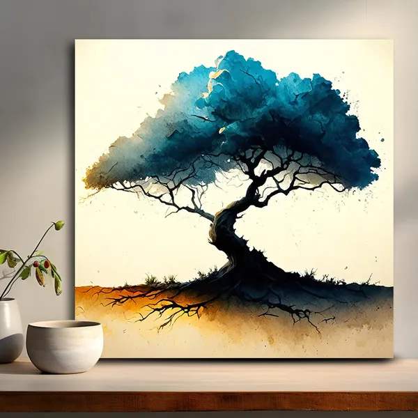 Wooden_Wall_Art_Canvas_Painting_With_Engineered_Wood_Frame