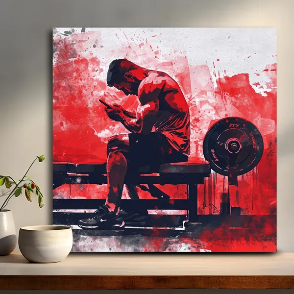 Wooden_Wall_Art_Canvas_Painting_With_Engineered_Wood_Frame