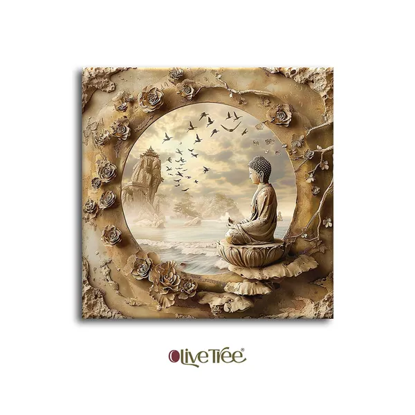 Olive_Tree_Wooden_Wall_Art_Canvas_Painting_With_Engineered_Wood_Frame