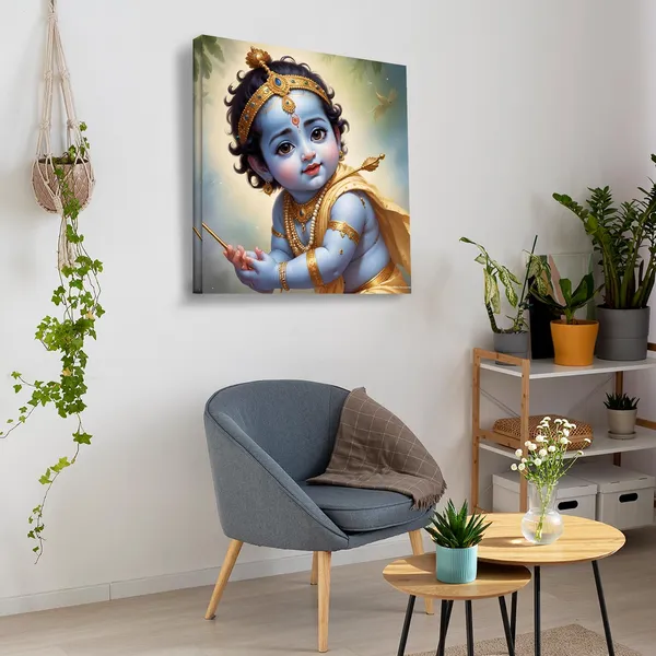 Wooden_Wall_Art_Canvas_Painting_With_Engineered_Wood_Frame