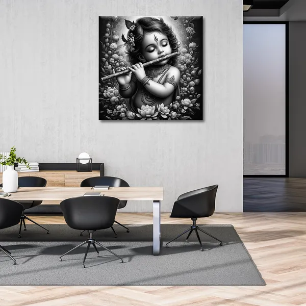 Wooden_Wall_Art_Canvas_Painting_With_Engineered_Wood_Frame