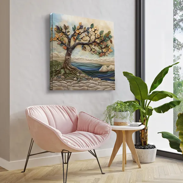 Wooden_Wall_Art_Canvas_Painting_With_Engineered_Wood_Frame