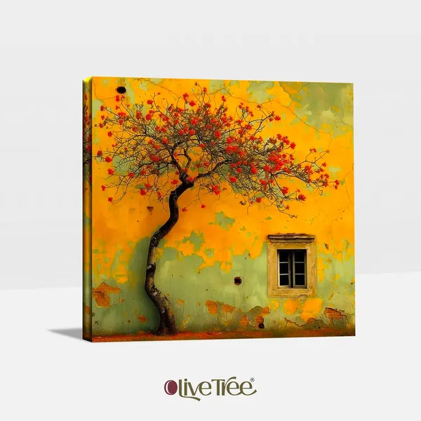 Wooden_Wall_Art_Canvas_Painting_With_Engineered_Wood_Frame