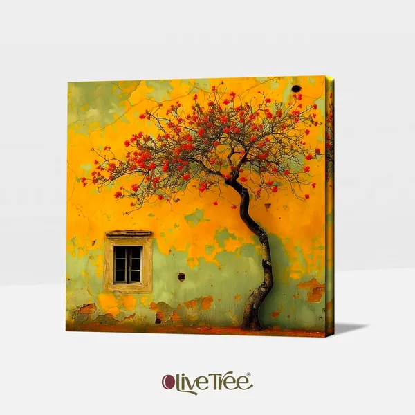 Wooden_Wall_Art_Canvas_Painting_With_Engineered_Wood_Frame
