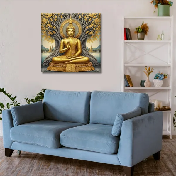 Wooden_Wall_Art_Canvas_Painting_With_Engineered_Wood_Frame