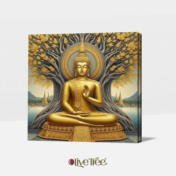 Wooden_Wall_Art_Canvas_Painting_With_Engineered_Wood_Frame