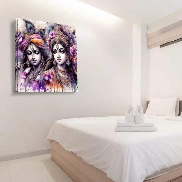 Wooden_Wall_Art_Canvas_Painting_With_Engineered_Wood_Frame