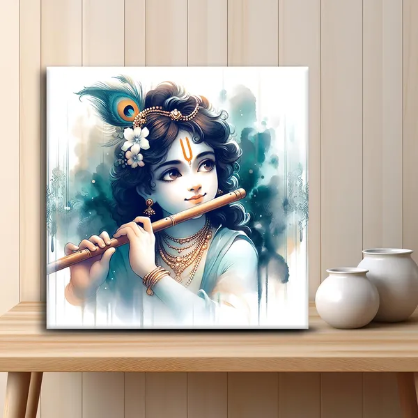 Wooden_Wall_Art_Canvas_Painting_With_Engineered_Wood_Frame