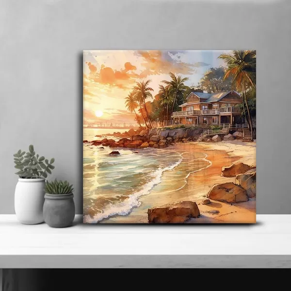 Wooden_Wall_Art_Canvas_Painting_With_Engineered_Wood_Frame