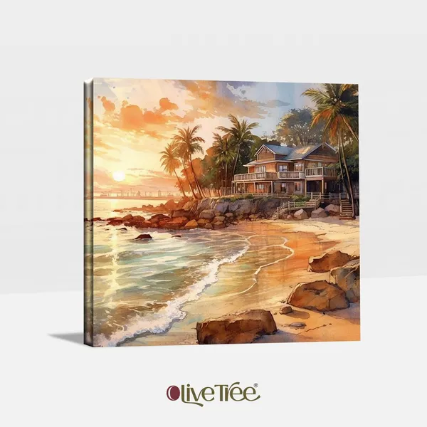 Wooden_Wall_Art_Canvas_Painting_With_Engineered_Wood_Frame