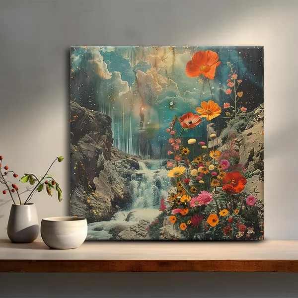 Wooden_Wall_Art_Canvas_Painting_With_Engineered_Wood_Frame