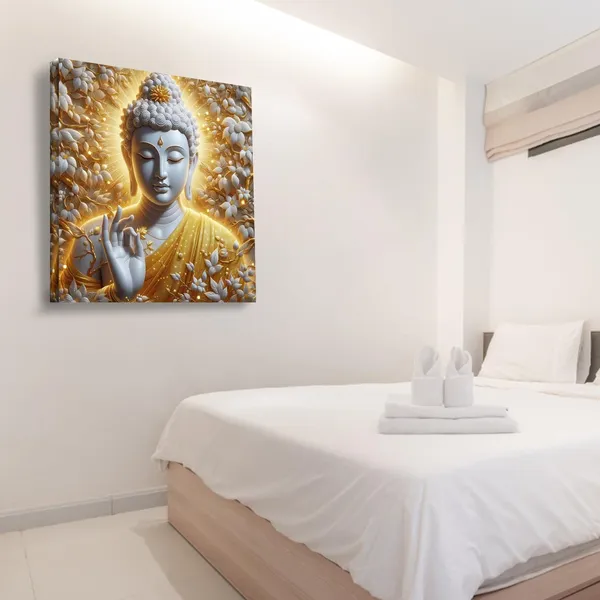 Wooden_Wall_Art_Canvas_Painting_With_Engineered_Wood_Frame