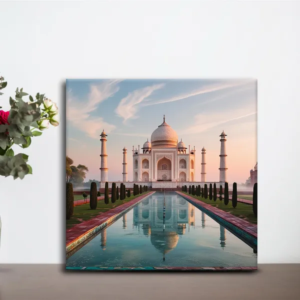 Wooden_Wall_Art_Canvas_Painting_With_Engineered_Wood_Frame