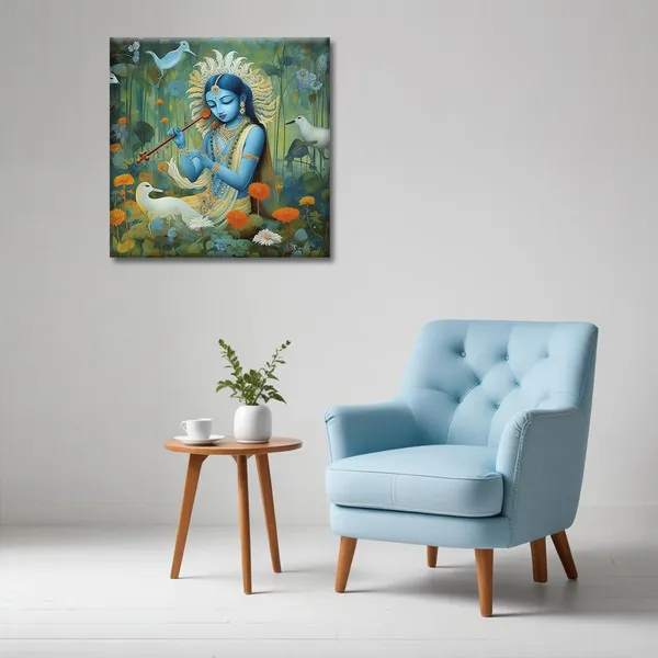 Wooden_Wall_Art_Canvas_Painting_With_Engineered_Wood_Frame