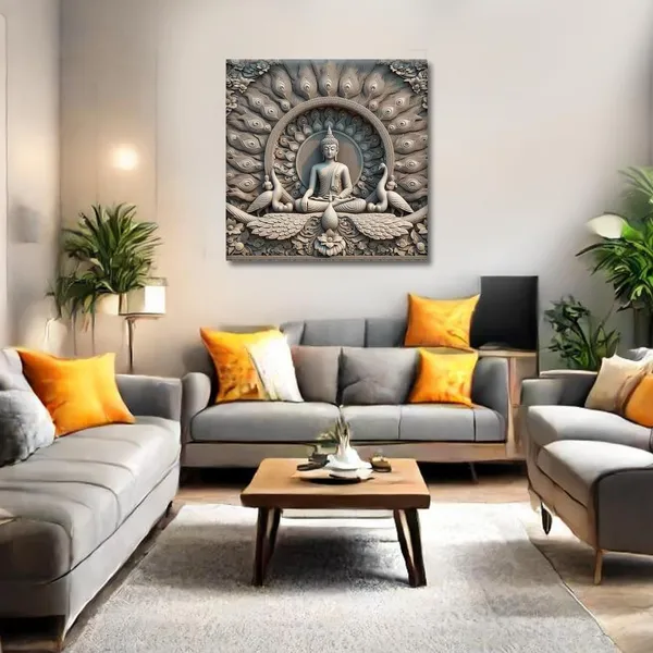 Wooden_Wall_Art_Canvas_Painting_With_Engineered_Wood_Frame