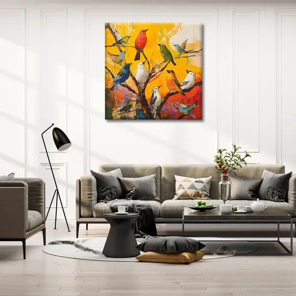 Wooden_Wall_Art_Canvas_Painting_With_Engineered_Wood_Frame