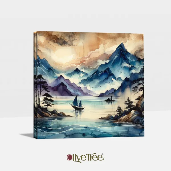Wooden_Wall_Art_Canvas_Painting_With_Engineered_Wood_Frame