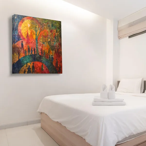 Wooden_Wall_Art_Canvas_Painting_With_Engineered_Wood_Frame