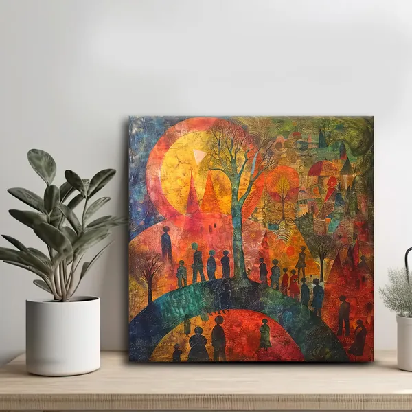 Wooden_Wall_Art_Canvas_Painting_With_Engineered_Wood_Frame
